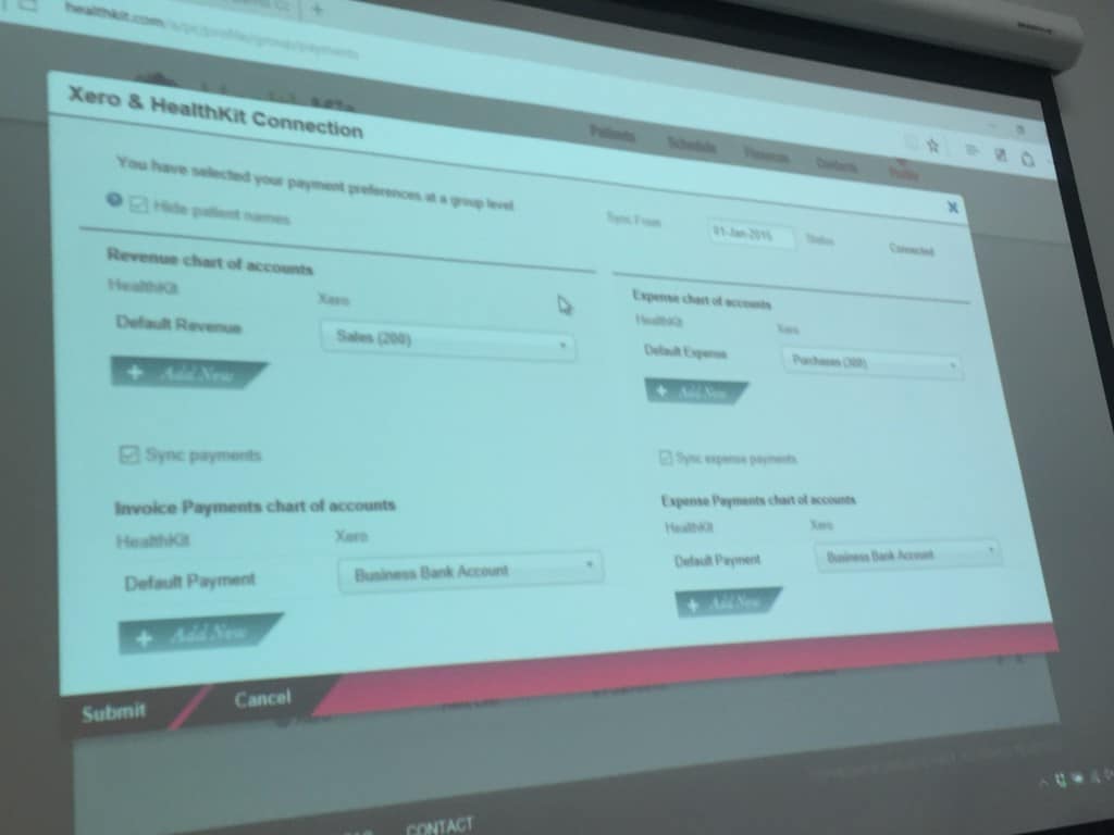 Connecting HealthKit to Xero