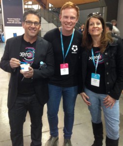 Chris Ridd Xero AU MD & Jake Shelley - Deputy - Customer Experience & Victoria Crone Xero NZ MD ... eating ice-cream and looking very young