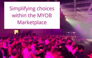 Simplifying the choices within the MYOB Marketplace