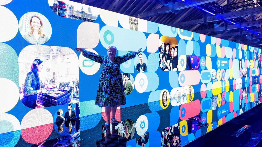 Heather on the London Xerocon Stage